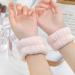 Wrist Bands Solid Colour Water Absorbent Sweat Wrist Bands Pack Of 6 For Women 2whitebows+4whitewristguards - Buy Online on GoSupps.com