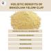 Natural Brazilian Yellow Clay Powder - 10 oz | Ideal for Soap Making | Yogi's Gift - Buy Online on GoSupps.com