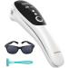 IPL Laser Hair Removal Device for Women - NATRSYM Painless Permanent Hair Removal for Face and Body - 999,999 Flashes - Corded - White - Buy Online on GoSupps.com