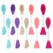 10 Pcs Silicone Face Mask Applicator  2 in 1 Double-Sided Facial Lip Scrub Brush Tool  Double-Head Face Scrubber for Deep Gentle Exfoliating