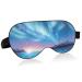 Haskirky Light Blocking Eye Mask Breathable and Adjustable Adult Men and Women Travel on Business Trips Yoga Meditation Light Smooth Comfortable Eye Mask Office Deep Sleep Goodies Sunrise and Stars