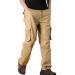 Cargo pants work pants men men's work pants hiking cargo pants bags outdoor ripstop several pockets breathable cotton pants men pants leisure 36 khaki