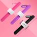 3-Piece Magnetic Wrist Sewing Pincushion & 6-Piece Stainless Steel Rat Tail Comb Set - Black Purple Rose Red - Buy Online on GoSupps.com