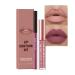 Lip Liner and Lipstick Set - Nude Lipstick - Non-Sticky Long Lasting Waterproof Lip Stain - Highly Pigment Lip Stick and Lipliner Pencil - Lip Makeup Kits for Daily Makeup and Holiday Gifts (02)