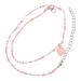 OFFSCH Colorful Heart Pendant Ladies Necklaces Bridal Necklace Beads Necklace Heart-Shaped Accessories Miss As Shown 5 49X2CM