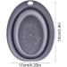 Retorno Cosmetic Scrubber Pad Brush Scrubber Pad for Makeup Cosmetic Silicone Cleaning Bowl Makeup Brush Cleaner Washing Tools for Makeup Eggs Grey - Buy Online on GoSupps.com