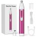 TXWDFHL Ear and Nose Hair Trimmer for Women Men 2024 Rechargeable Professional 2 in 1 Painless Eyebrow & Facial Hair Trimmer with Powerful Motor and Dual-Edge Blades Easy Cleansing Low Noise-Magenta