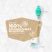 HappyBrush Eco VIBE 3 Sustainable Electric Toothbrush Brush Heads - White/Mint - 3x3 Pack - Buy Online on GoSupps.com