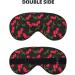 Adjustable Cherry Sleep Mask - Double-Sided Soft Eye Covers for Perfect Shading & Reduced Eye Edema | International Shipping - Buy Online on GoSupps.com