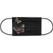 50Pcs Butterfly Printed Black Disposable Face Masks for Adults | 3-Ply Protection with Elastic Earloop and Nose Clip | Comfortable, High Filtration & Ventilation - Buy Online on GoSupps.com