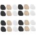 FOMIYES 24 Pairs High Heels Forefoot Pad Kitten Heel Foot Back Liner Non-Skid Pads Forefoot Cushions Pads Adhesive Forefoot Pads High Heel Toe Pads Gel Front Feet Half Size Pad