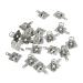 Metal Springs 10 Pairs Silver Battery Spring Contact Plate Replacement 14.5 * 9mm for AA AAA Batteries