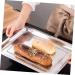 Alipis Dessert Serving Tray Food Server Tray Breakfast Tray Tea Cup Tray Tea Tray Japanese-Style Silver 36*27CM - Buy Online on GoSupps.com
