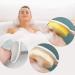 4Pcs Foldable Bath Brush Set - Long Handle Body Back Scrubber & Exfoliating Sponge for Glowing Skin | International Shipping Available - Buy Online on GoSupps.com