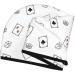 Poker White Microfiber Hair Towel - Super Absorbent Quick Dry Turban for Curly & Thick Hair | Hair Bonnet Cap & Towel Wrap for Women Girls & Kids - Buy Online on GoSupps.com