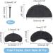 60 Pcs Rubber Heel Plates Shoe Repair Kit with Iron Nails - Black Heel Taps for Boots & High Heels - Buy Online on GoSupps.com