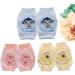 STOBOK 3 Pairs Baby Knee Pads - Soft Anti-Slip Crawling Protector for Toddlers - Buy Online on GoSupps.com