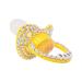 Handmade Diamond Big Shield Adult Pacifier Dummy - Yellow Seashell Design - Buy Online on GoSupps.com