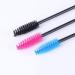 guohanfsh 50Pcs Eyelash Mascara Wands Disposable Makeup Brushes Eyebrow Applicator Cosmetic Tool Black + Rose Red - Buy Online on GoSupps.com