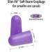 Mack's Slim Fit Soft Foam Earplugs - Purple 5 Pair | Small Ear Plugs for Sleeping Snoring Travel Concerts & Shooting | Made in USA - Buy Online on GoSupps.com