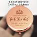 Blue Leaves Funny Makeup Mirror - Luck This Sht - Rose Gold Gift for Women | Birthday, Mother's Day, Retirement, Divorce - Buy Online on GoSupps.com