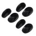 KALLORY 6pcs Earmuffs Hair Brush Blow Dryer Heat Protector for Hair Black Hair Dye Hair Salon Earmuffs Salon Hair Dryer Ear Cover Washing Hair Salon Hair Dye Ear Covers Ear Protectors Tool