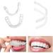 Wttfc Fake Teeth - 2 Pairs of Veneers Dentures for Men & Women | Top & Bottom Provisional Dentures | Shop Now - Buy Online on GoSupps.com