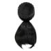 VAVANGA Hair Bun and Bang Set - Synthetic Quick Bun N Bang Clip for Black Women (#1B J072) - BUN-4 BANGs-10 - China Bang Hair Piece - Buy Online on GoSupps.com