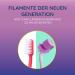 Balene Double-Sided Children's Toothbrush - Antibacterial Soft Brush Head for Kids - Cleans Inside & Outside Teeth - Purple - Buy Online on GoSupps.com