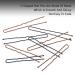 SWPEET 220-Piece U-Shaped Hair Needle Set for Kids & Girls - 5cm & 6cm Shaft Shape Hair Clips with Storage Box - Brown & Black - Buy Online on GoSupps.com