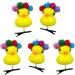 5Pcs Little Yellow Duck Decor Hairpin Cute Plush Duck Hair Clip Girl Spring Hair Pin Headdress Funny Christmas Gift - Buy Online on GoSupps.com