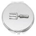 Garden Fork Compact Mirror Handbag Gift With Free Engraving 148