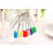 Kinteshun Baby Safety Pins 50pcs 1.6 inches Assorted Candy Colors - Secure Clips for Diapers, Bibs, and More! - Buy Online on GoSupps.com