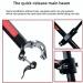 ZTZ Rear Bike Rack - 110 lbs Capacity, Quick Release, Easy to Install | Black - Buy Online on GoSupps.com