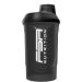 FSA Nutrition Protein Shaker 800 ml - with sieve for creamy lump -free shakes - BPA free - protein shaker - leak -proof - with scale - black