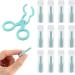 Jaeskeclip 13pcs Contact Lens Remover Set - Portable Odorless Suction Cups for Easy Eye Contact Removal & Carrying Aids - Perfect for Short Travel - Blue - Buy Online on GoSupps.com