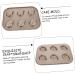 Milisten 3pcs Cake Mold 6 Cavity Baking Pan Chocolate Covered Cookies Metal Trays Stencils for Fondant Mold Cake Baking Pan Roasting Pan Non Stick Baking Pan Child Soap Carbon Steel Candy As Shownx3pcs 26.4X18.4X2.2CMx3pcs - Buy Online on GoSupps.com
