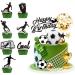 Football Cake Topper Football Cake Decorations Football Theme Birthday Cake Toppers for Boys Green Football Party Cake Cupcake Topper Personalised Kids Men Sports Theme Party Supplies - Buy Online on GoSupps.com