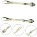WOONEKY 2pcs Eye Cream Stick Eye Creams Face Massage Spoon Makeup Applicator Face Massage Applicator Female Eye Massage Tool Women Beauty Supply Salon Supply Zinc Alloy Metal 8x1cm Golden - Buy Online on GoSupps.com