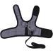 Minkissy 3pcs Bunny Vest Dress for Small Animals | Guinea Pig & Hedgehog Clothes | Soft Ferrope Harness & Lead Vest | Gray & Black - Buy Online on GoSupps.com