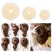3 Piece Ring Style Donut Bun Maker Set - Large, Medium, Small (White) | Women Chignon Doughnut Shaper Hair Bun Maker - Buy Online on GoSupps.com