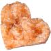 Heart Shaped Natural Crystal Cluster | Citrine Crystal Cluster Natural | Crystal Cluster Specimen Mineral Stone for Crystals Healing Reiki Home Decoration 2 - Buy Online on GoSupps.com