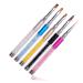 minkissy Acrylic Nail Brush Nail Dotting Pen Nail Drawing Pen Nail Art Polish Pens Nail Art Pen Manicure Tools Nail Art Tools Nail Tools Painting Pen Pull Wire Nail Polish Carved Marker Pen medium Silver