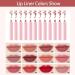 Dulele 12 Colors Matte Lip Liner Set - Professional Makeup Slim Lipstick Pen for Moisturized & Smooth Lips - High Pigmented Longwear Lip Pencils in Rich Creamy Shades - Buy Online on GoSupps.com