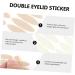 Housoutil Hooded Eyelid Tape 3pcs Stickers Lace Eyelid Tape Women Eyelid Tape Double Eyelid Sticker Hooded Y-shaped Fork mediumx3pcs - Buy Online on GoSupps.com