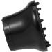 Adjustable Universal Hair Diffuser Nozzle for Natural Curly Wavy Hair - Black - Buy Online on GoSupps.com