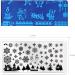 Christmas Nail Art Plate | DIY Stamping Template for Manicure | Holiday Designs for Professional & Home Use - Buy Online on GoSupps.com