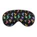 Flying Hummingbirds Nature Theme Sleep Mask Eye Cover for Sleeping Blindfold with Adjustable Strap Blocks Light Night Travel Nap for Men Women