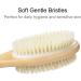 2PCS QUNCI Double-Sided Shower Brush Set for Wet/Dry Body Exfoliation - Bath & Back Exfoliator and Lotion Applicator - Buy Online on GoSupps.com
