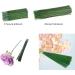 100 pcs 6.69 inch Plastic Floral Stem Wire for DIY Crafts - Green 17cm Artificial Flower Rod | Bouquet Arrangements Decor Supplies - Buy Online on GoSupps.com